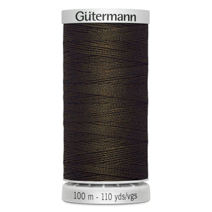 406 Dark Brown Gutermann Extra Strong 100m Thread