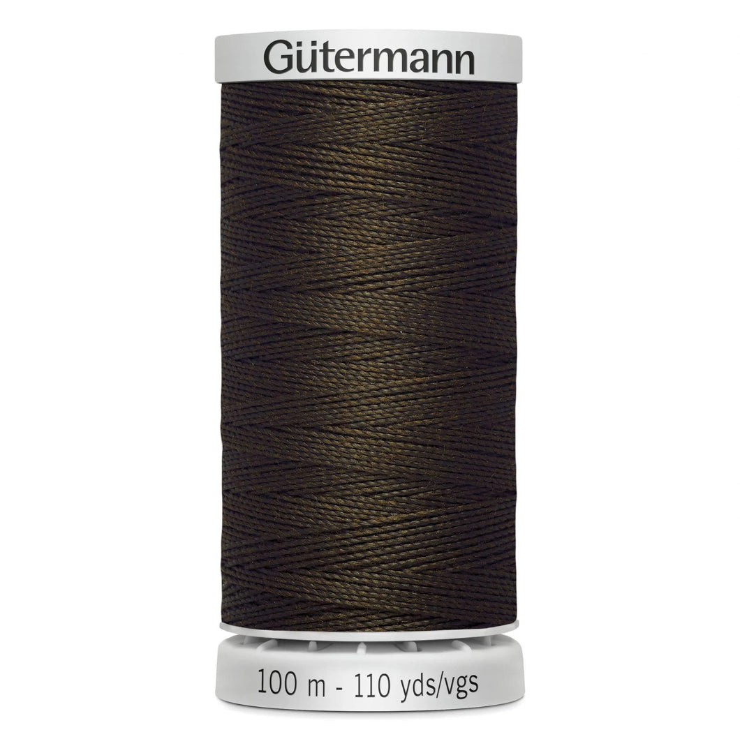 406 Dark Brown Gutermann Extra Strong 100m Thread