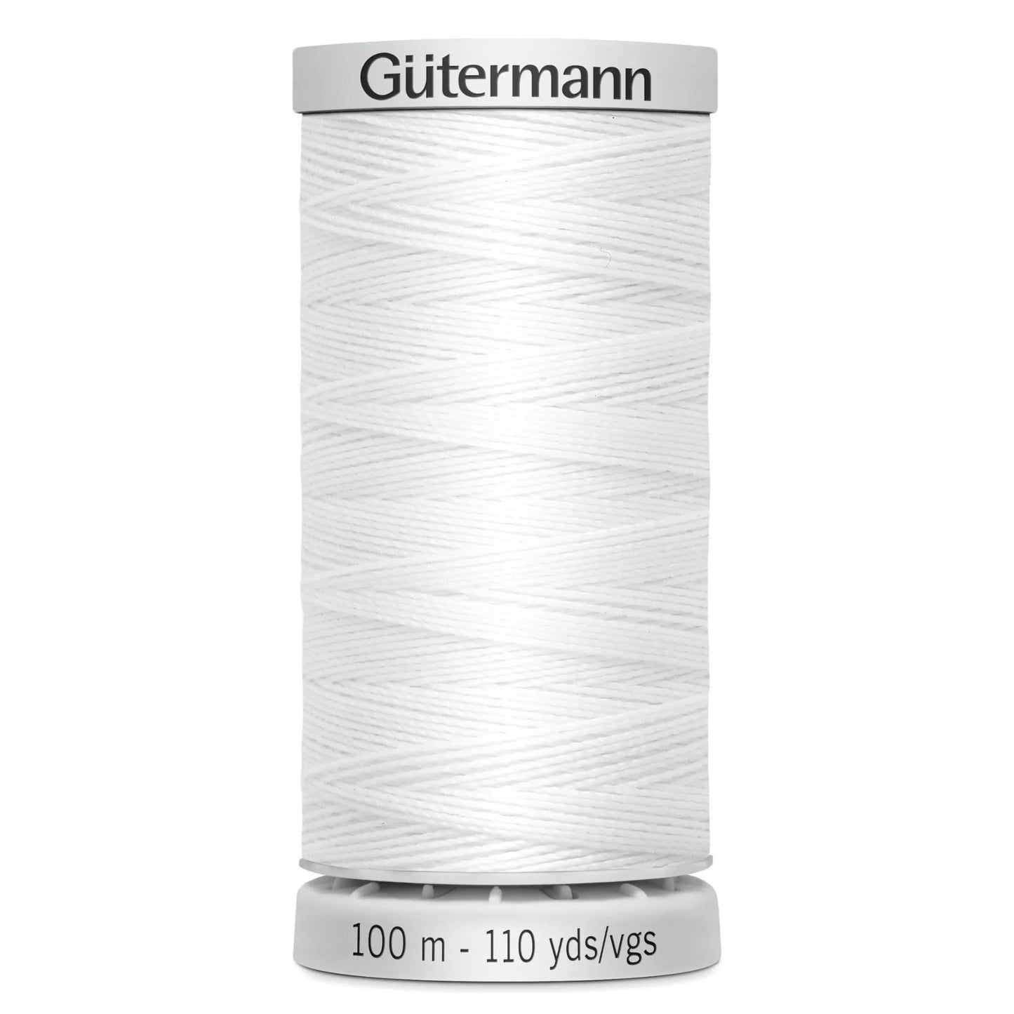 800 White Gutermann Extra Strong 100m Thread