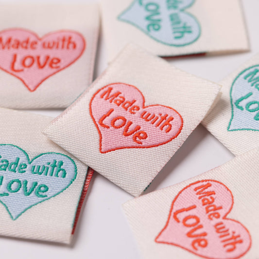 Made with love - Sewing Labels for Clothes and Gifts