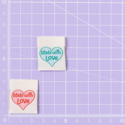 Made with love - Sewing Labels for Clothes and Gifts