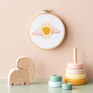 Sunshine Cross Stitch Kit by Stitch Happy