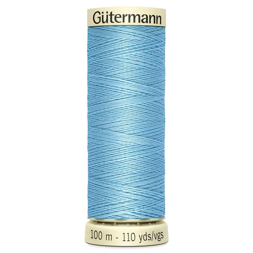 196 Ocean Blue Gutermann Sew All 100m Thread