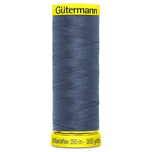 112 Dusty Blue  Gutermann Maraflex Thread 150m