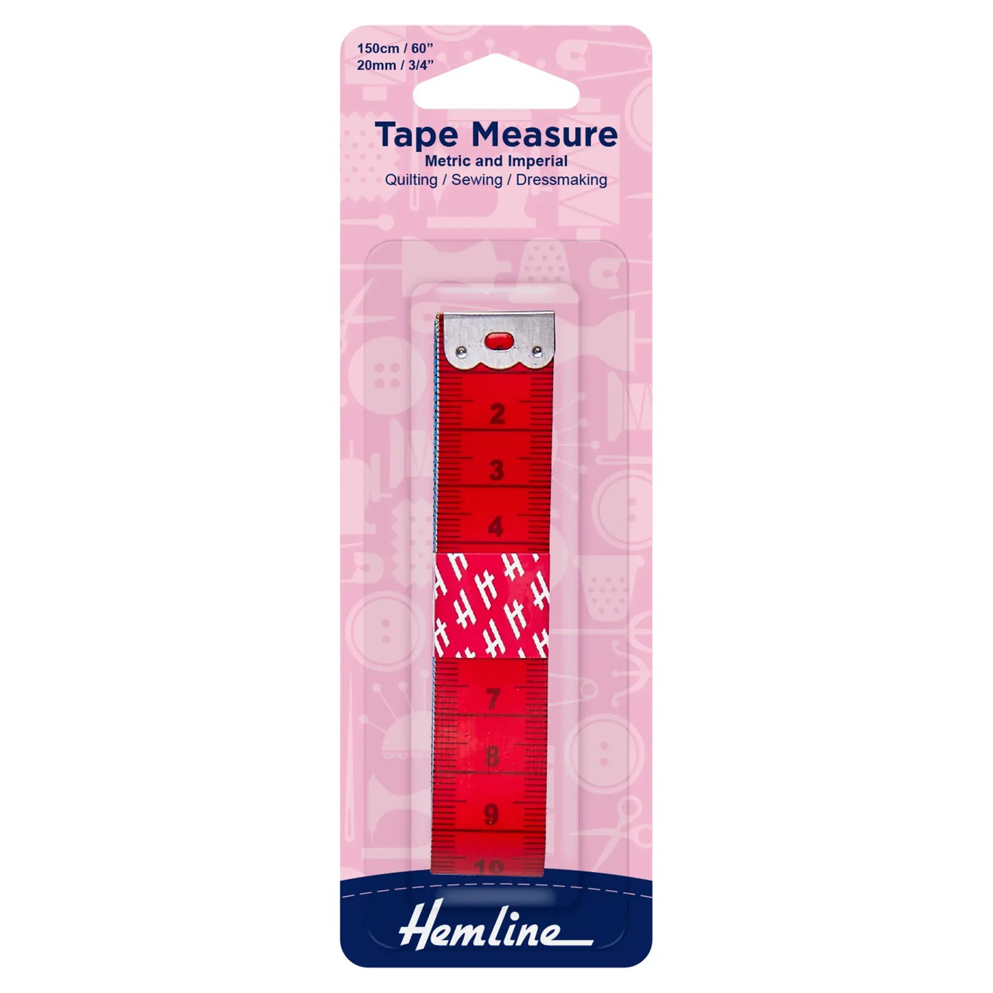 Hemline Tape Measure 150cm