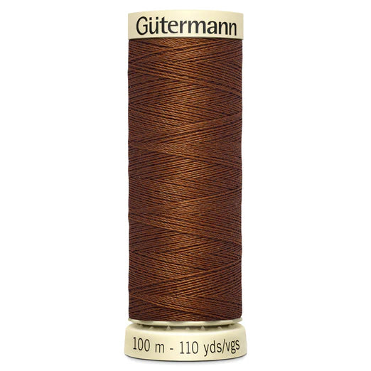650 Dark Brick Gutermann Sew All 100m Thread