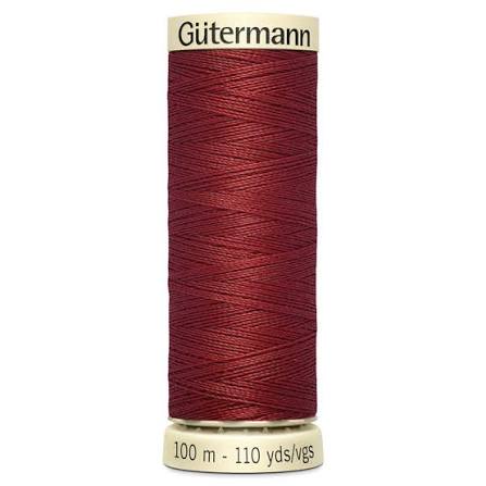 221 Reddish Brown Gutermann Sew All 100m Thread