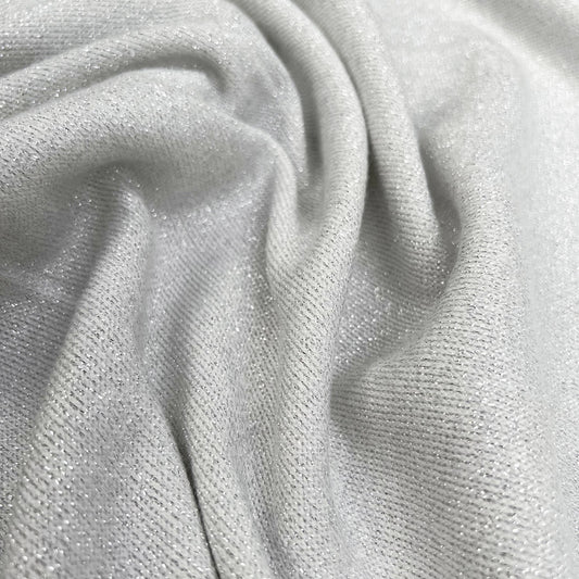 Deluxe Silver Lurex Jersey
