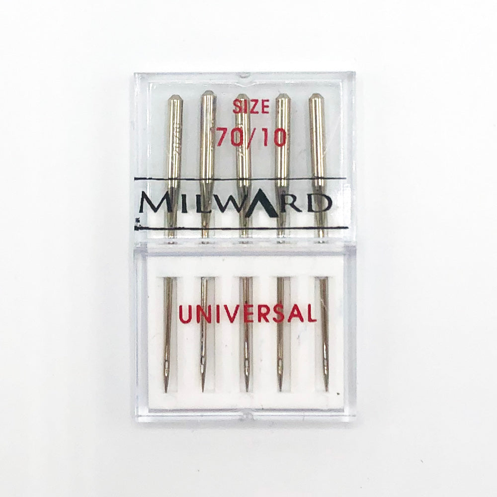 Milward Universal Standard sewing machine needles - 70/10