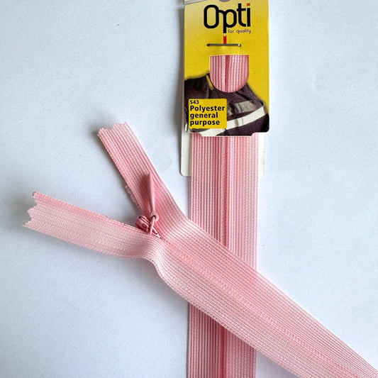 Pale Pink 3102 Opti Concealed Zip