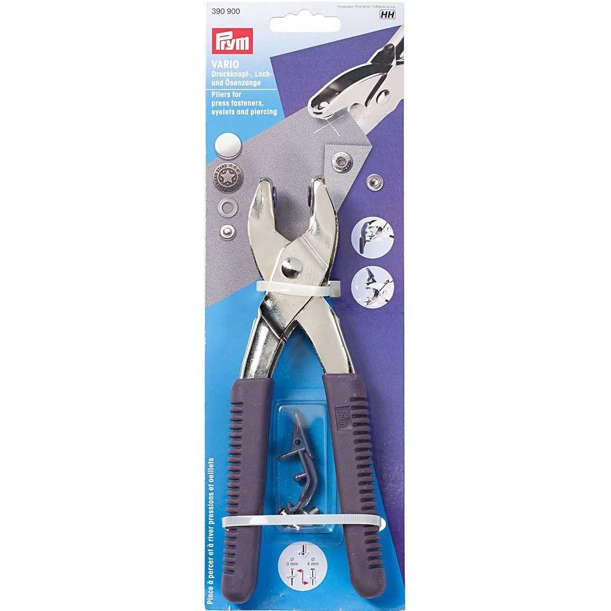 Prym VARIO Pliers for press fasteners, eyelets, and piercing