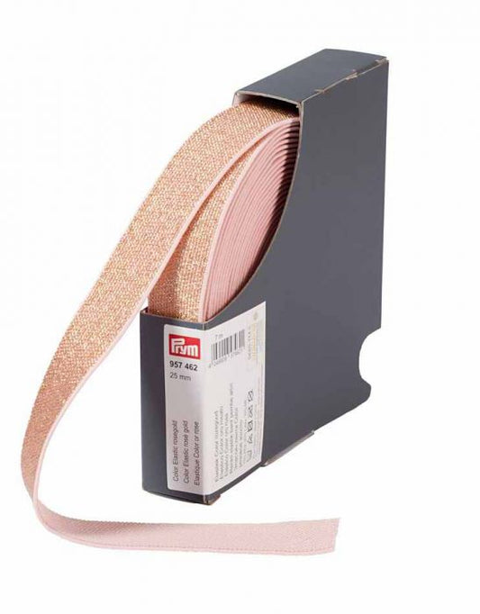 Prym Rose Gold Elastic - 25mm