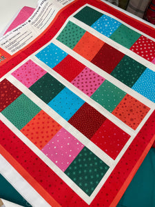 Merry Menagerie Advent Calendar Kit - Dashwood Studios cotton fabric panel