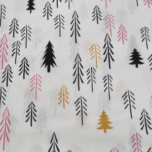 Art Gallery Fabrics Scandi Christmas Trees Cotton
