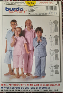 Burda Easy, Children's Pyjamas