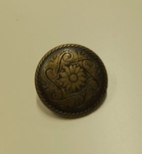 Bonfanti Antique Metal Shank Buttons, 15mm, 18mm, 20mm, 22mm