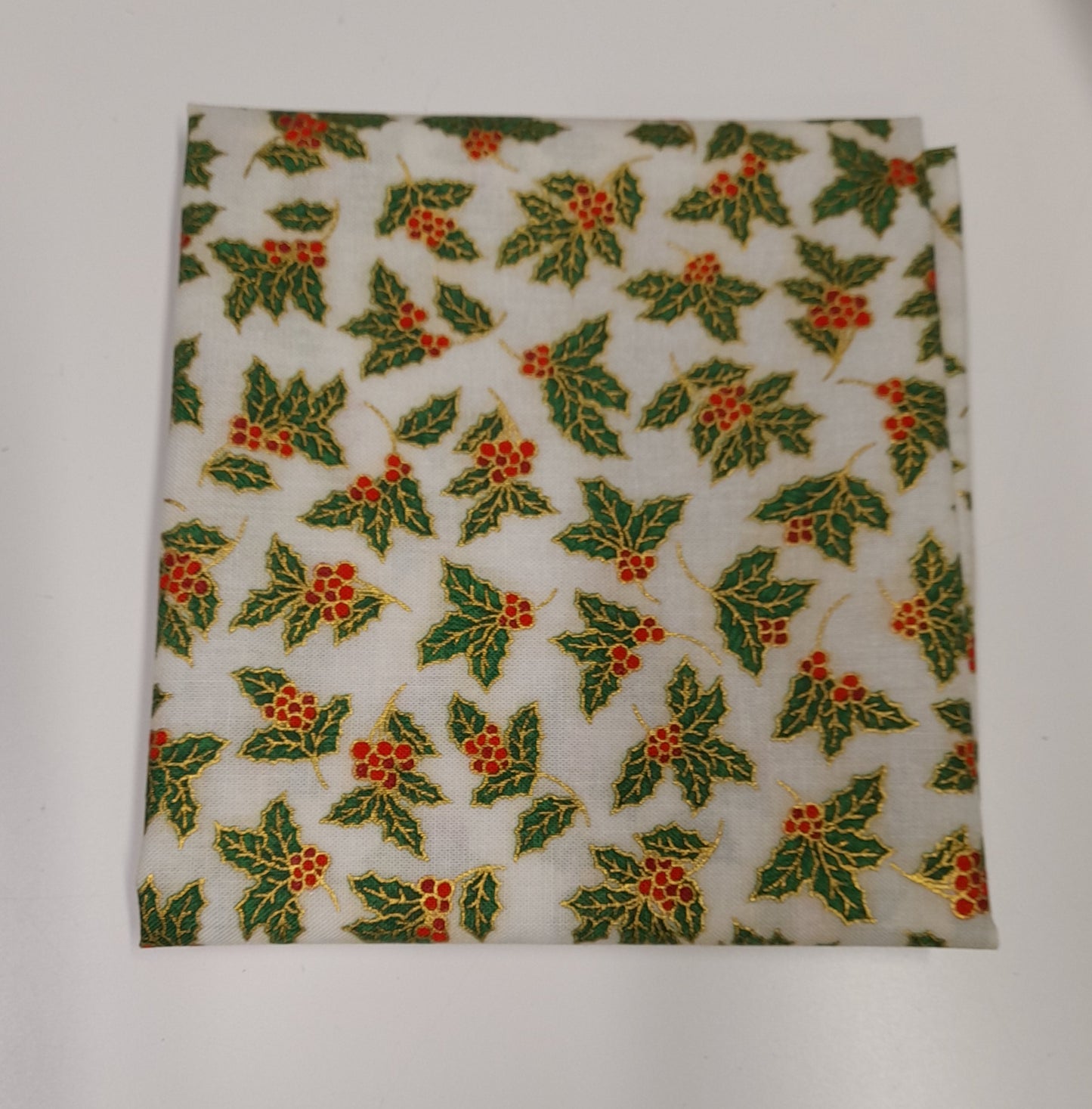 Holiday Charms Holly Berry Christmas Fabric - SS20