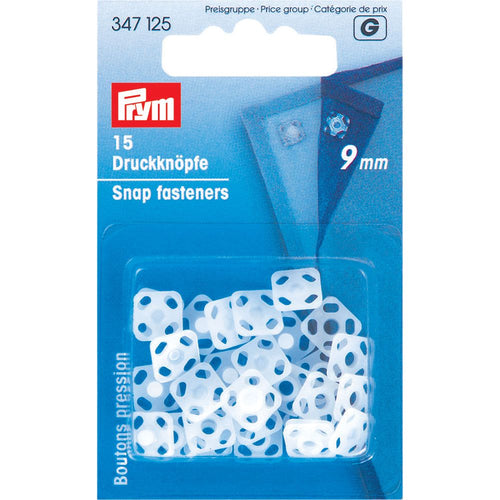Prym Snap fasteners - square - 9mm - white