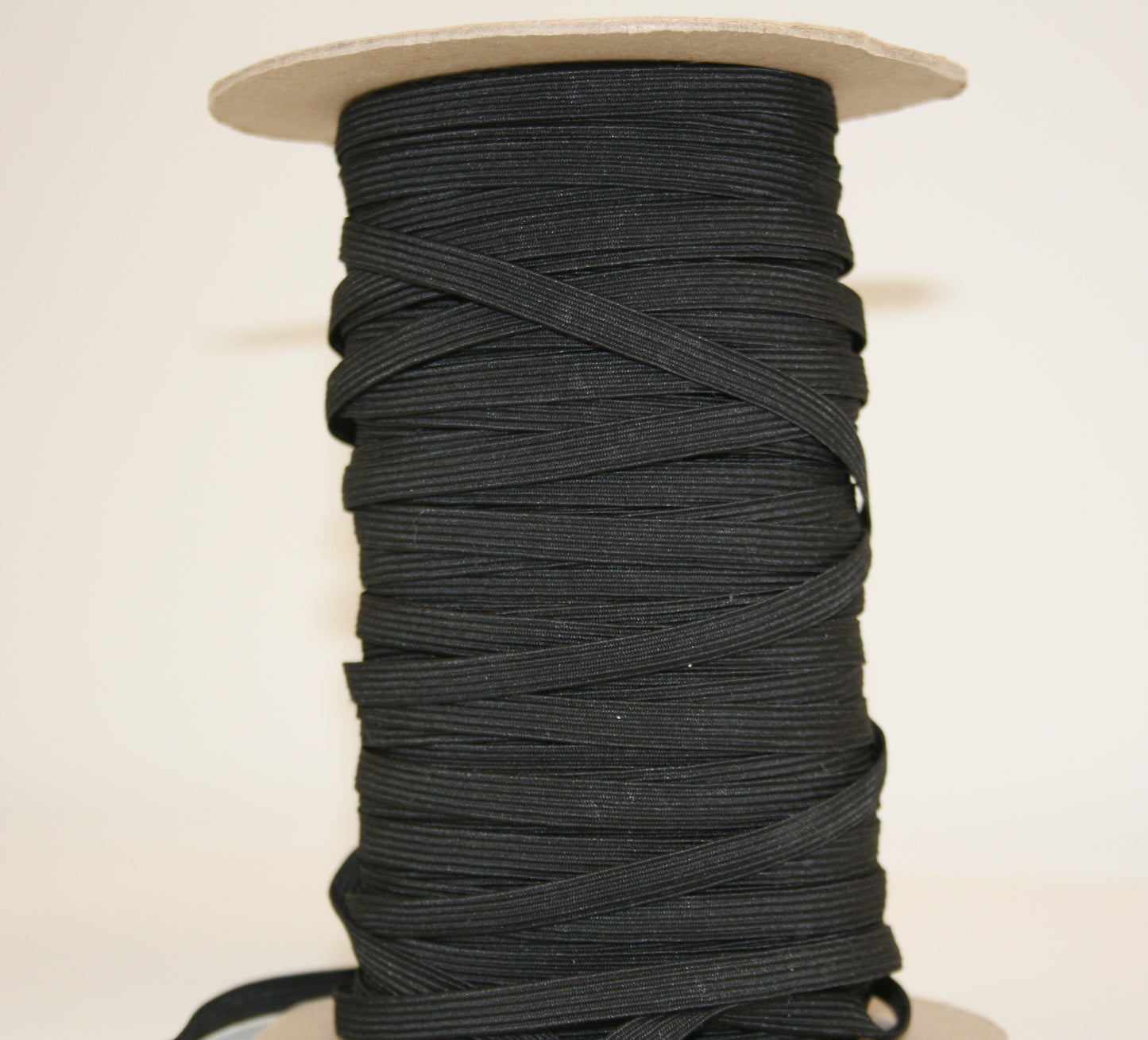 7mm Wide Elastic - Black