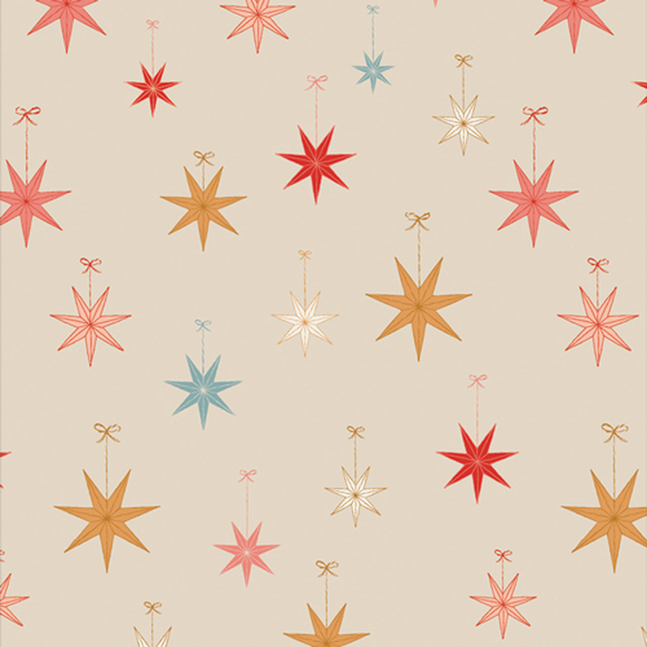 Scandi Christmas Star Cotton