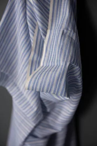 Sea View blue striped cotton - merchant and mills