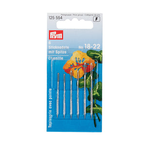 Prym Assorted Chenille needles with sharp point - No. 18-22