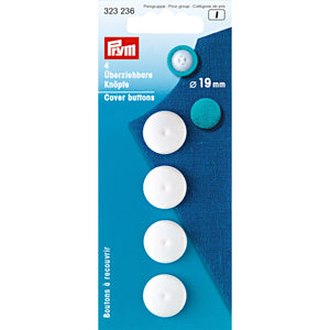 Prym Cover Buttons 19mm 4 pack