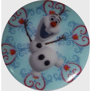 Olaf  Disney Button - 25mm