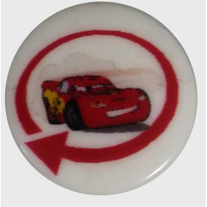 Lightning McQueen Red Arrow Disney Button - 15mm