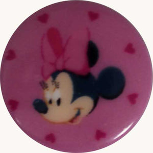 Minnie Mouse Disney Button - 15mm
