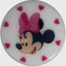 Minnie Mouse White Background Disney Button - 15mm