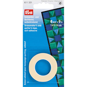 Dressmaker's and quilter's tape adhesive - 6mm x 9m