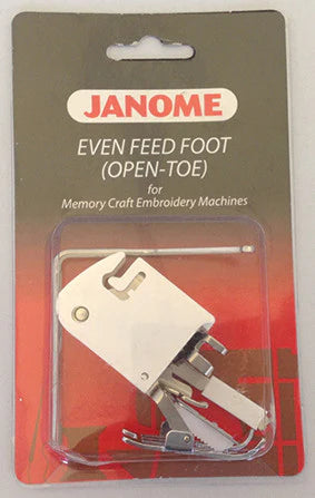 Janome - Even Feed Foot - Open Toe Category B