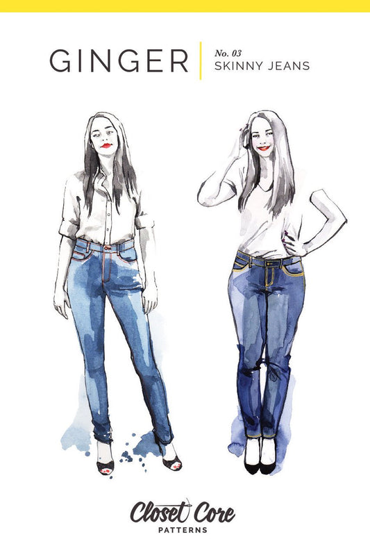 Ginger Skinny Jeans No.03 - Closet Core Patterns