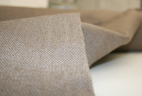 Solid Brown - Heavy Furnishing Linen/Wool/Tweed