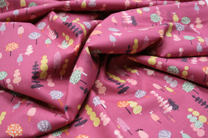 Pink Trees, Elinor Berry Collection - Cotton