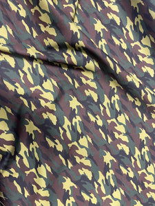 camouflage print cotton poplin