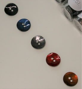 18mm Coloured Shell Bonfanti Buttons