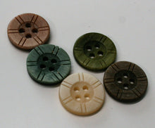 Vintage-style 15mm Matte Bonfanti Buttons