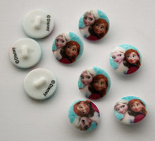 Elsa and Anna Disney Button - 20mm