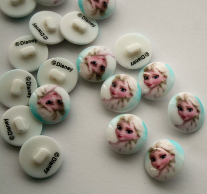 Elsa Disney Button - 20mm