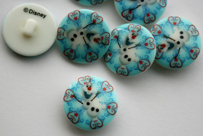 Olaf Disney Button - 25mm