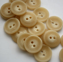 Cream Swirl Matte Coat Buttons