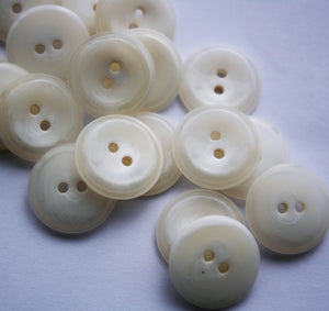Off White Shine Buttons