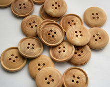 Pale Wooden Buttons