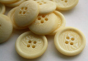 Cream Swirl Ridged Buttons