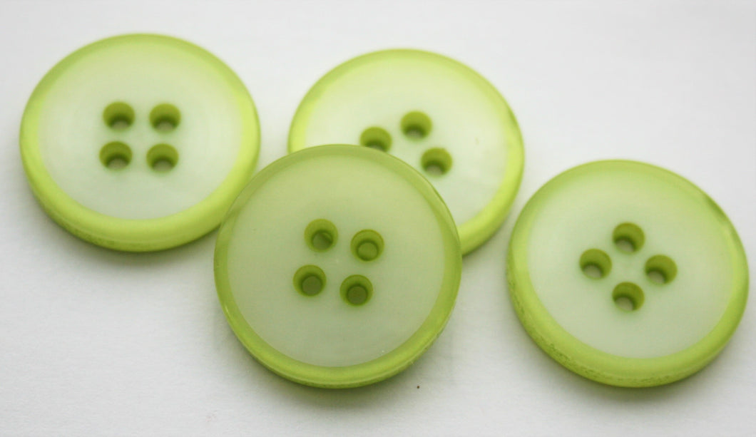 Apple Green 20mm Buttons