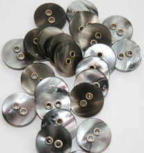 Silver/Grey Pearlescent Eyelet Buttons