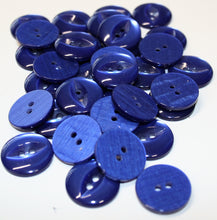 Blue Fish Eye Buttons - 20mm