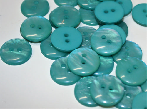 Turquoise Sparkle Buttons